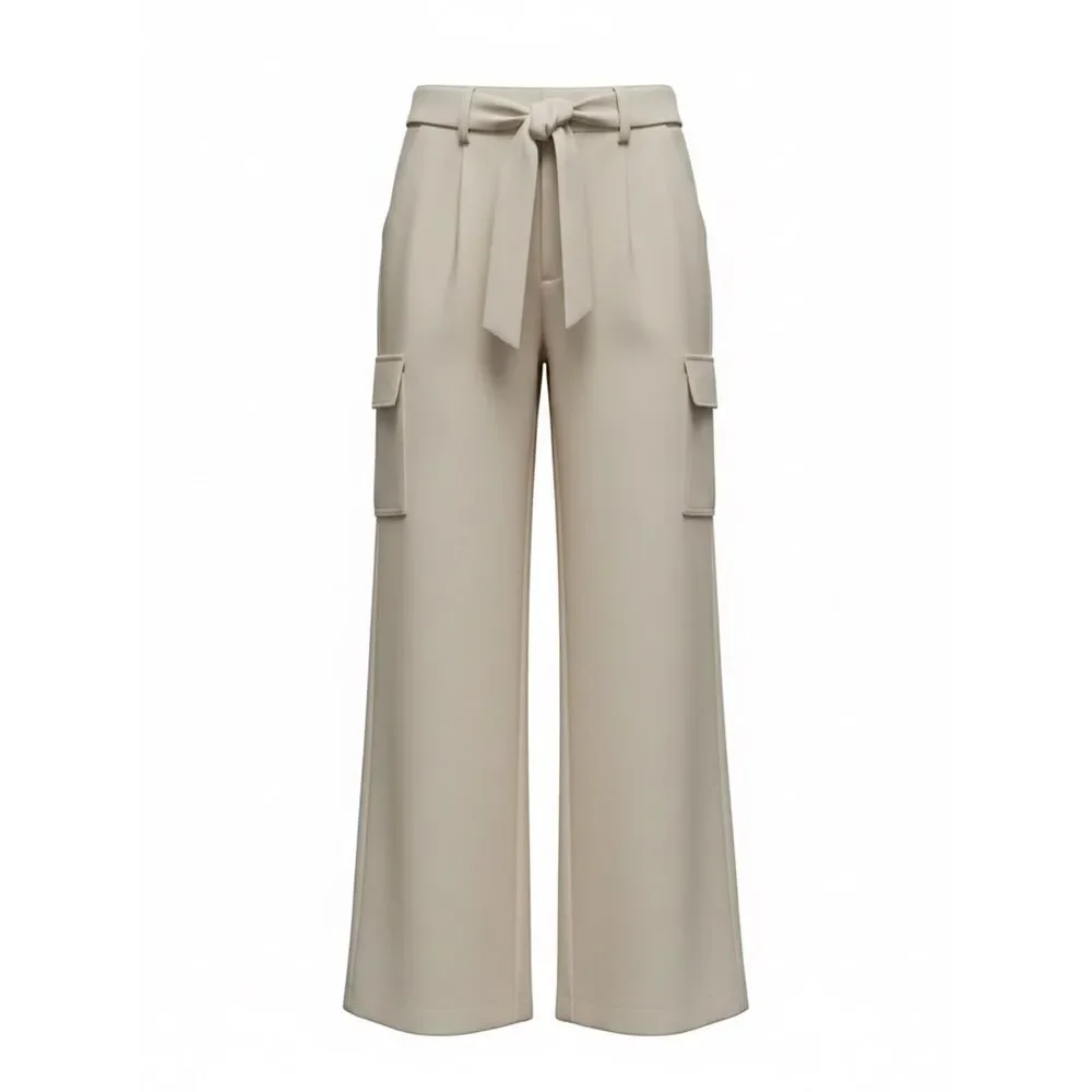 Marc New York Jeans Wide Leg Cargo Jeans Size:16 Color: Ivory